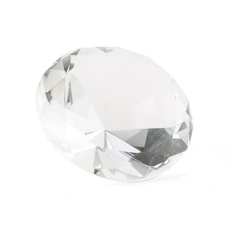 WEDDINGSTAR Weddingstar 7015 Diamond Shaped Paper Weight- Clear 7015